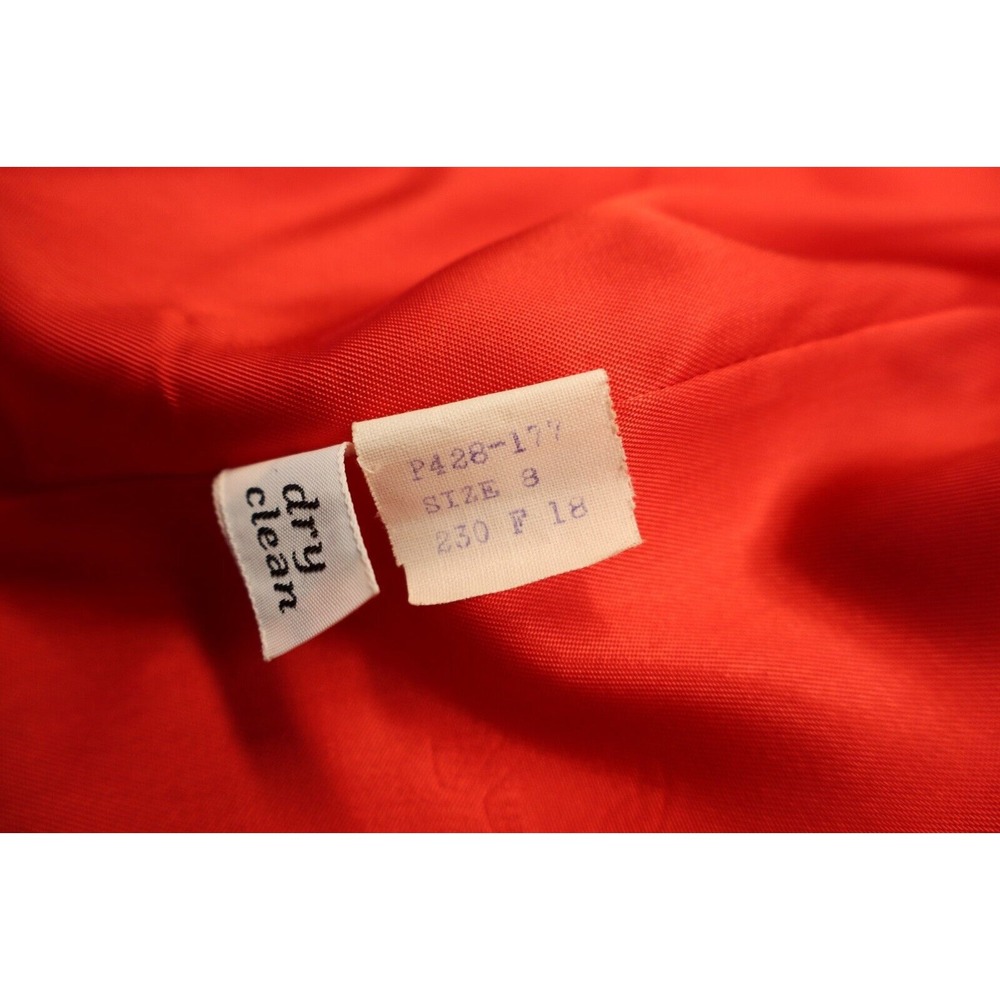 Vintage Pendleton Suit Two Piece Solid Red Blazer… - image 7